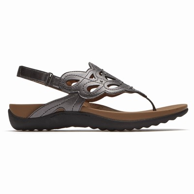 Rockport Ridge Sling Sandalen Damen Schwarz BMH-210946